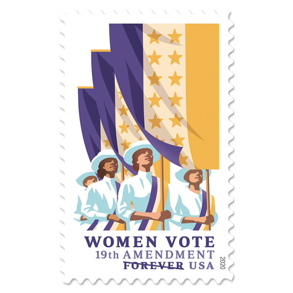 19th Amendment stamps just in time for the centenial